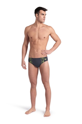 Bañador estilo slip Reflecting - Antracita