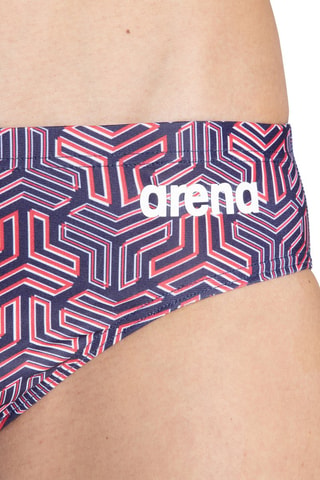 Zwemslip Kikko Rood en Marineblauw
