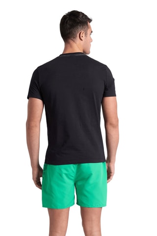 Strandshirt Solid - Zwart