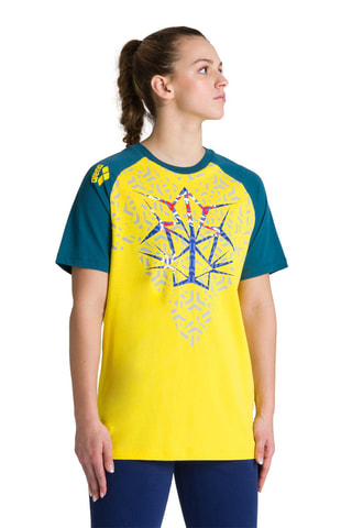 T-shirt Bleu canard