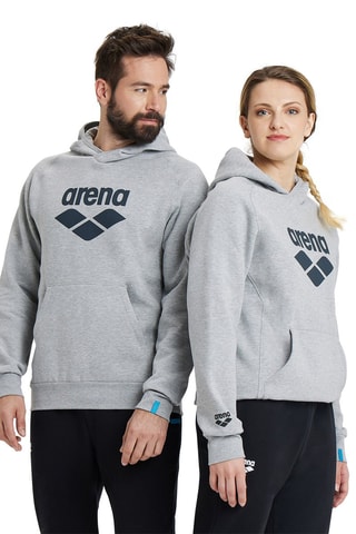 Sweater met Capuchon - Gemêleerd Grijs