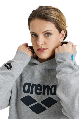 Sweater met Capuchon - Gemêleerd Grijs