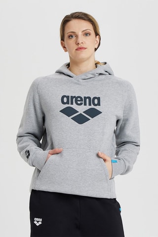 Sweater met Capuchon - Gemêleerd Grijs
