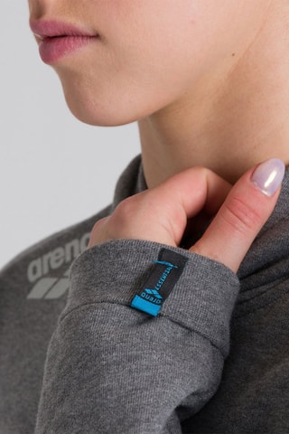 Sweater met Capuchon - Gemêleerd Donkergrijs