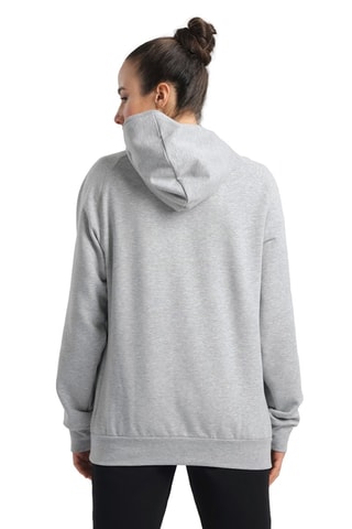 Sweater met Capuchon - Gemêleerd Grijs en Zwart