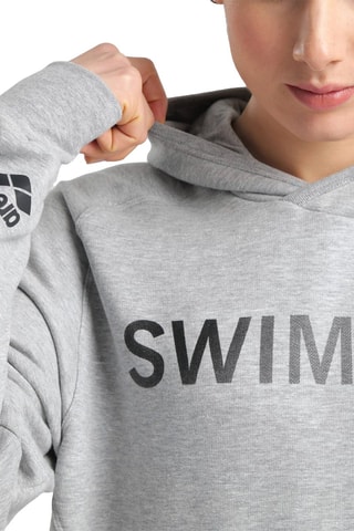 Sweater met Capuchon - Gemêleerd Grijs en Zwart