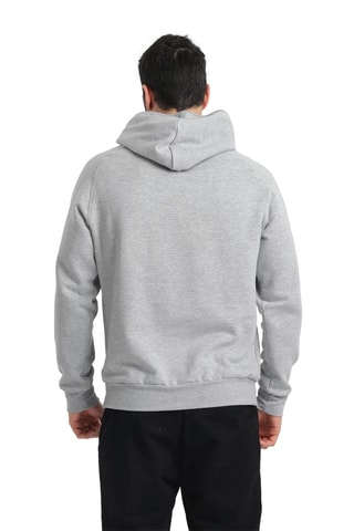 Sweater met Capuchon - Gemêleerd Grijs en Zwart