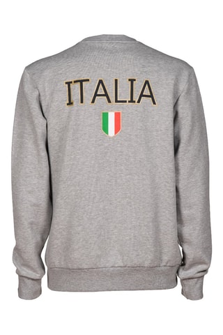 Sweater Italiaanse Zwembond - Gemêleerd Lichtgrijs
