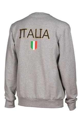 Sweater Italiaanse Zwembond - Gemêleerd Lichtgrijs