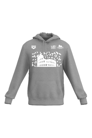 Sweater met Capuchon - Gemêleerd Lichtgrijs
