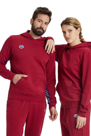 Sweater met Capuchon Bordeauxrood