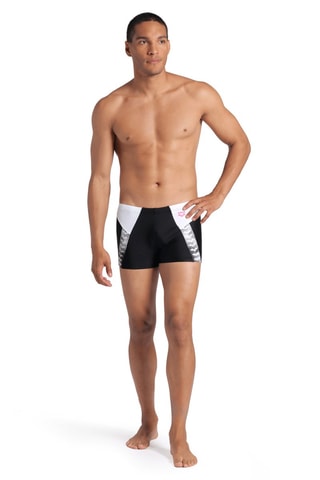 Bañador corto Stripe - Negro