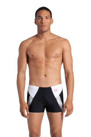 Bañador corto Stripe - Negro
