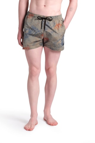 Bañador corto tie-dye - Beige