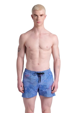 Short de bain tie and dye - Bleu clair