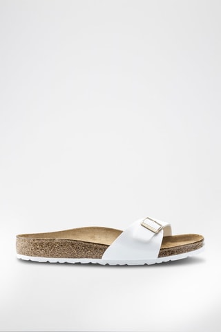 Mules Madrid Branco - Normal - Branco e dourado