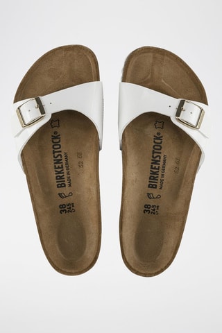 Mules Madrid Branco - Normal - Branco e dourado
