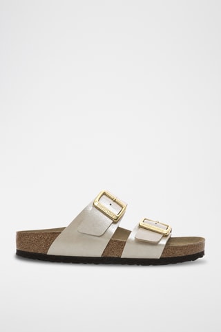 Mules Sydney Cushion Buckle - Branco