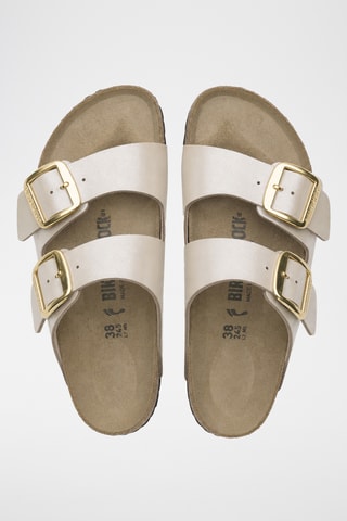 Mules Sydney Cushion Buckle - Branco