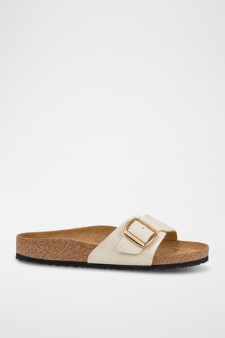 Mules Catalina Cushion Buckle - Branco