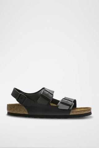 Sandálias em nobuck Milano Preto - Preto