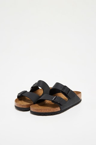 Mules Arizona em couro Preto - Normal - Preto