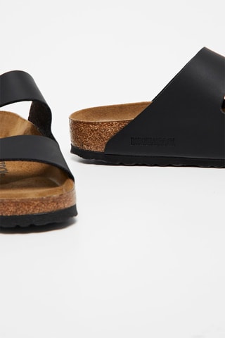 Mules Arizona em couro Preto - Normal - Preto