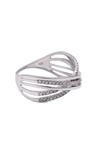Bague Lampang - Or blanc et diamants