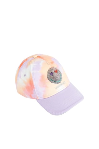 Casquette tie and dye - Mauve
