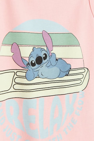 Débardeur Stitch Lilo et Stitch Disney - Rose