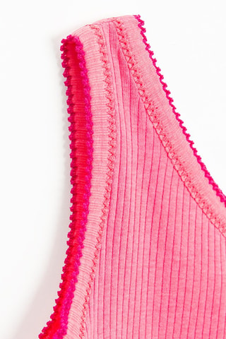 Débardeur asymétrique - Rose