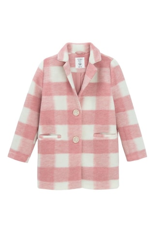 Manteau - Blanc et rose