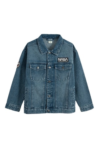 Veste en jean Nasa - Bleu