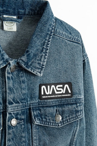 Veste en jean Nasa - Bleu