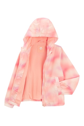 Veste à capuche tie and dye - Rose