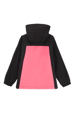 Veste à capuche - Noir et rose