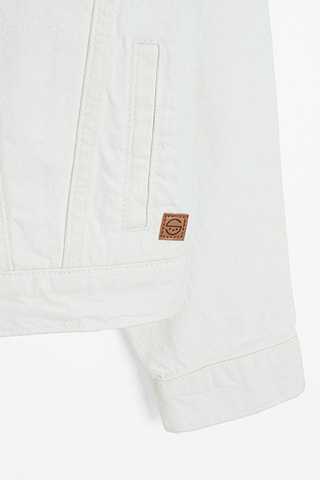 Veste en jean - Blanc et bleu roi