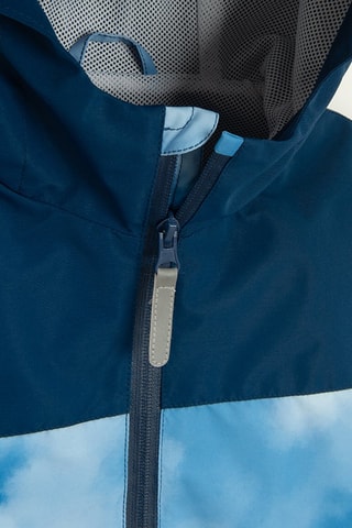 Veste à capuche - Bleu