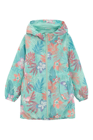 Veste à capuche - Turquoise