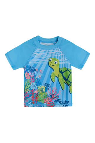 T-shirt et boxer de bain - Bleu