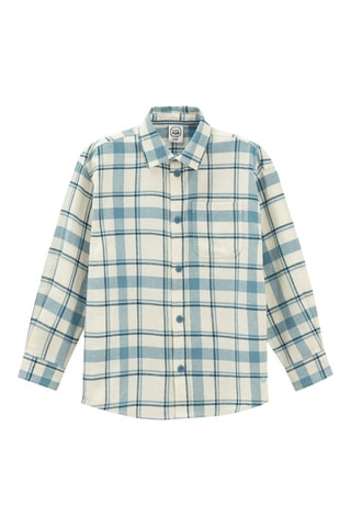 Chemise - Ciel et blanc