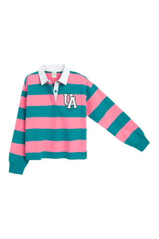 Polo - Rose et vert