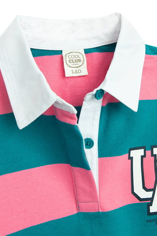 Polo - Rose et vert