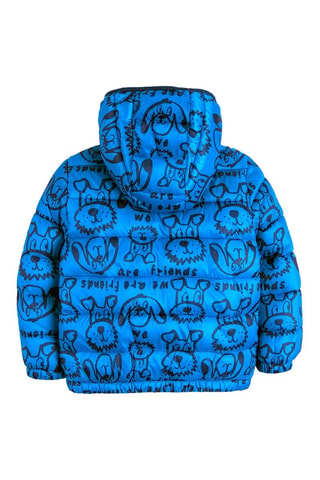 Doudoune à capuche - Bleu cobalt