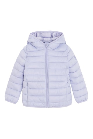 Doudoune à capuche - Mauve