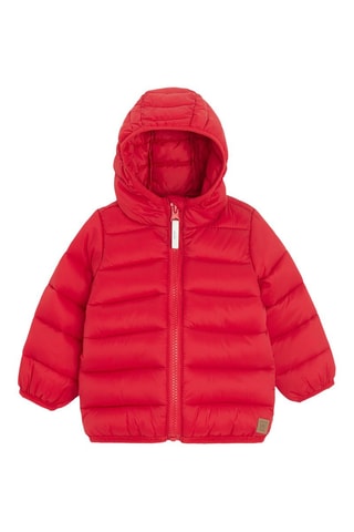 Doudoune à capuche - Rouge