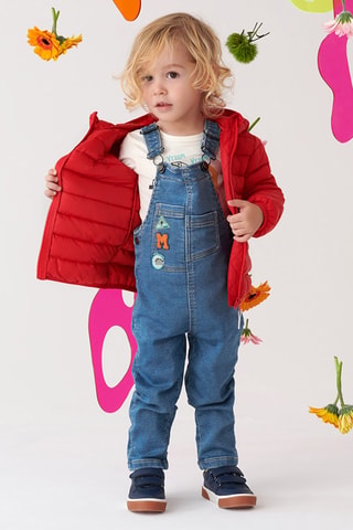 Doudoune à capuche - Rouge