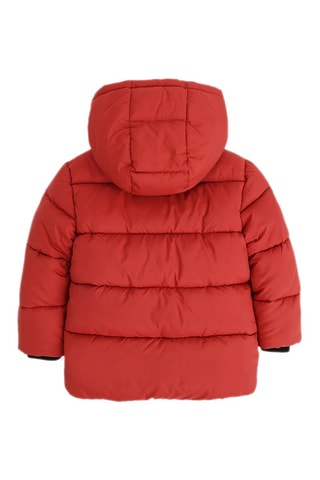 Doudoune à capuche - Rouge