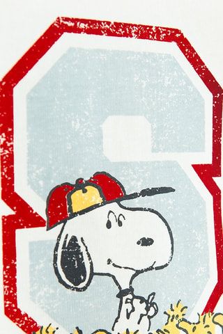 T-shirt Snoopy et Woodstock Snoopy et les Peanuts - Blanc
