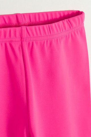 Sweat tie and dye et cycliste - Blanc et fuchsia